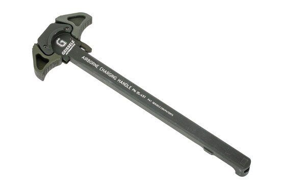 Geissele Automatics Airborne Ambi AR15 Charging Handle in OD Green features short latches